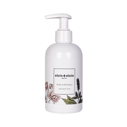 elvis+elvin Peony & Patchouli Hand & Body Lotion