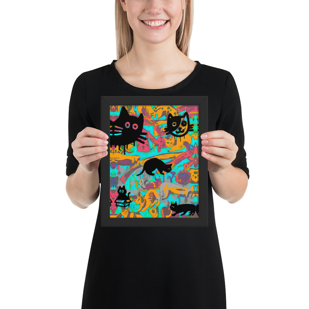 Only if you really LOVE CATS Framed Poster