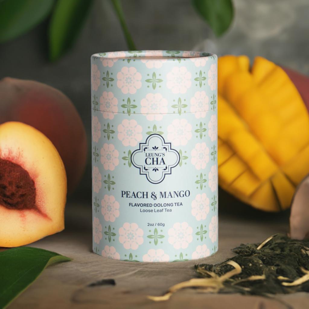 Leung's Cha Peach & Mango Oolong Tea