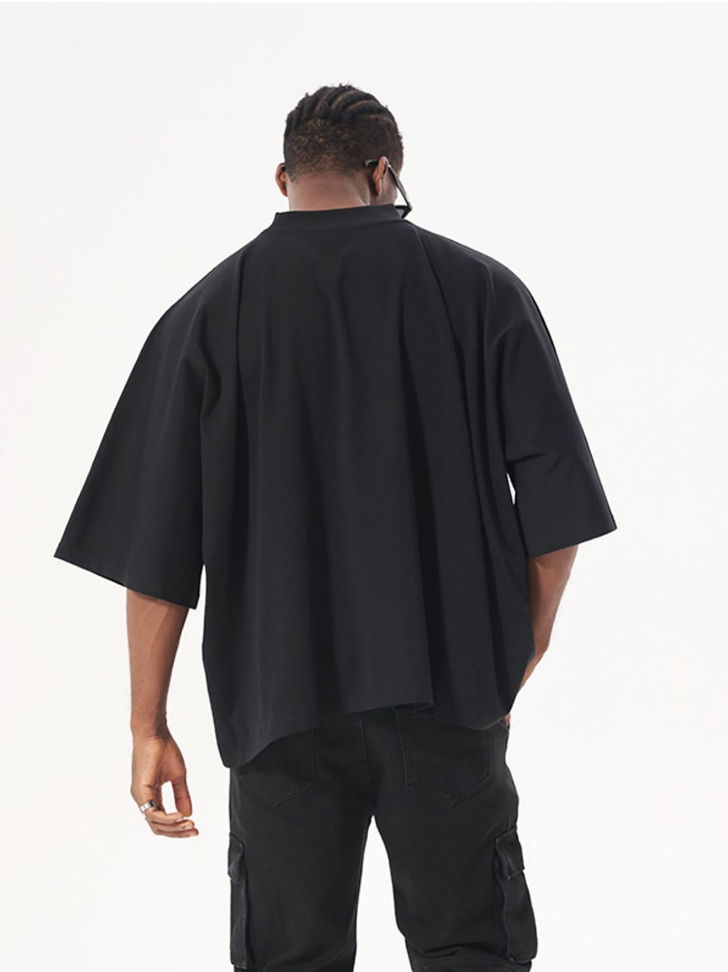Amaru Khan Stars Oversize One-piece Pattern Cut Boxy Tee
