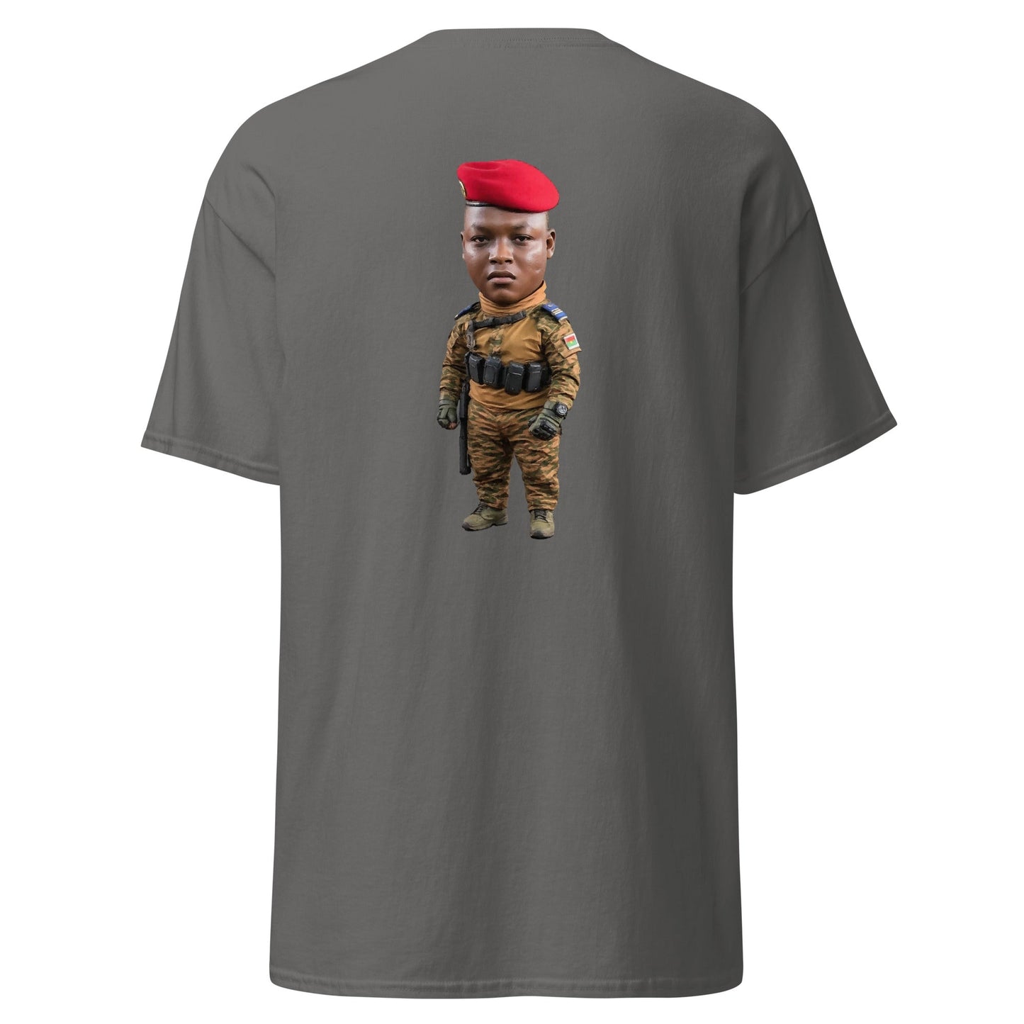 Ibrahim Traoré Fine Embroidery Unisex classic tee