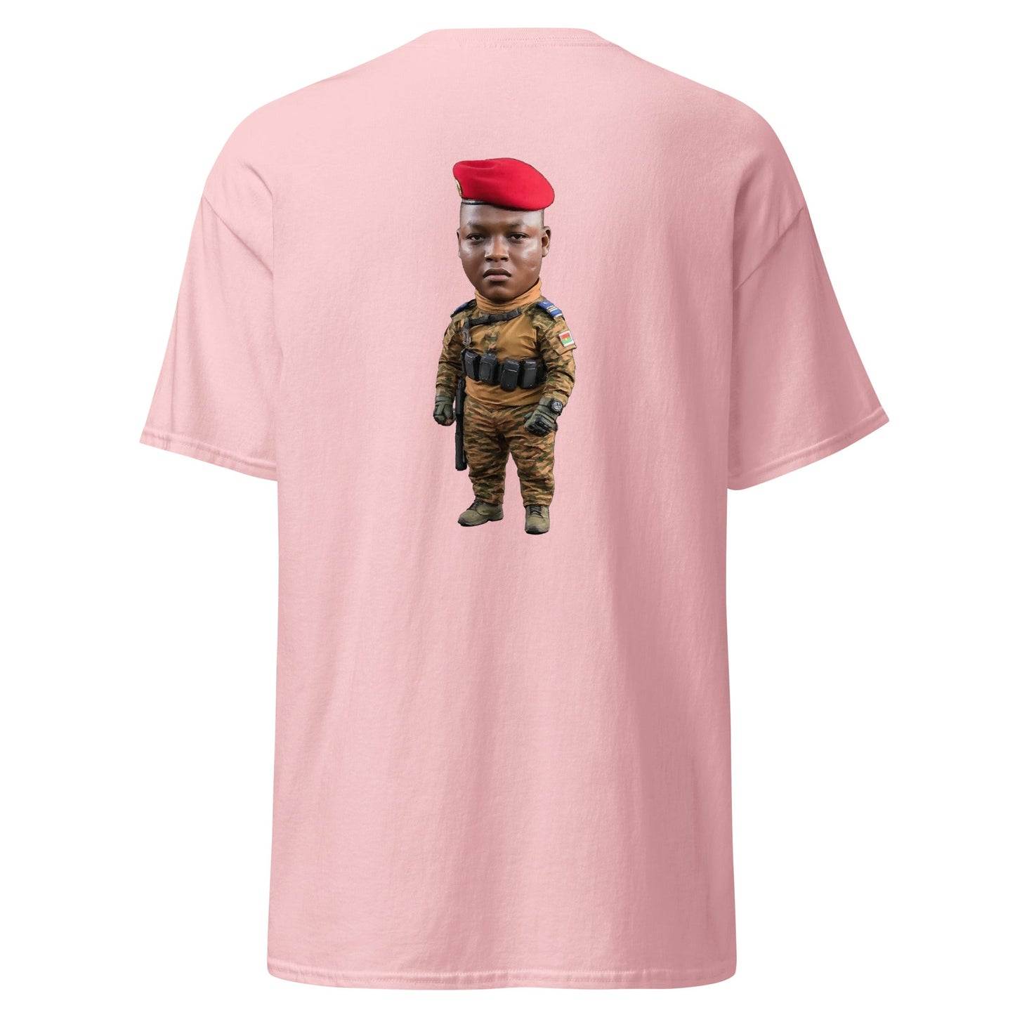 Ibrahim Traoré Fine Embroidery Unisex classic tee