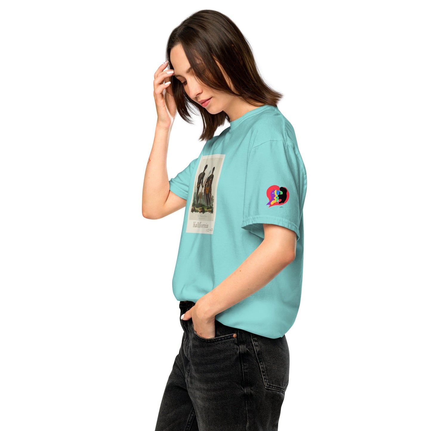 Kalifornia History of the Amaru Khans Unisex garment-dyed heavyweight t-shirt