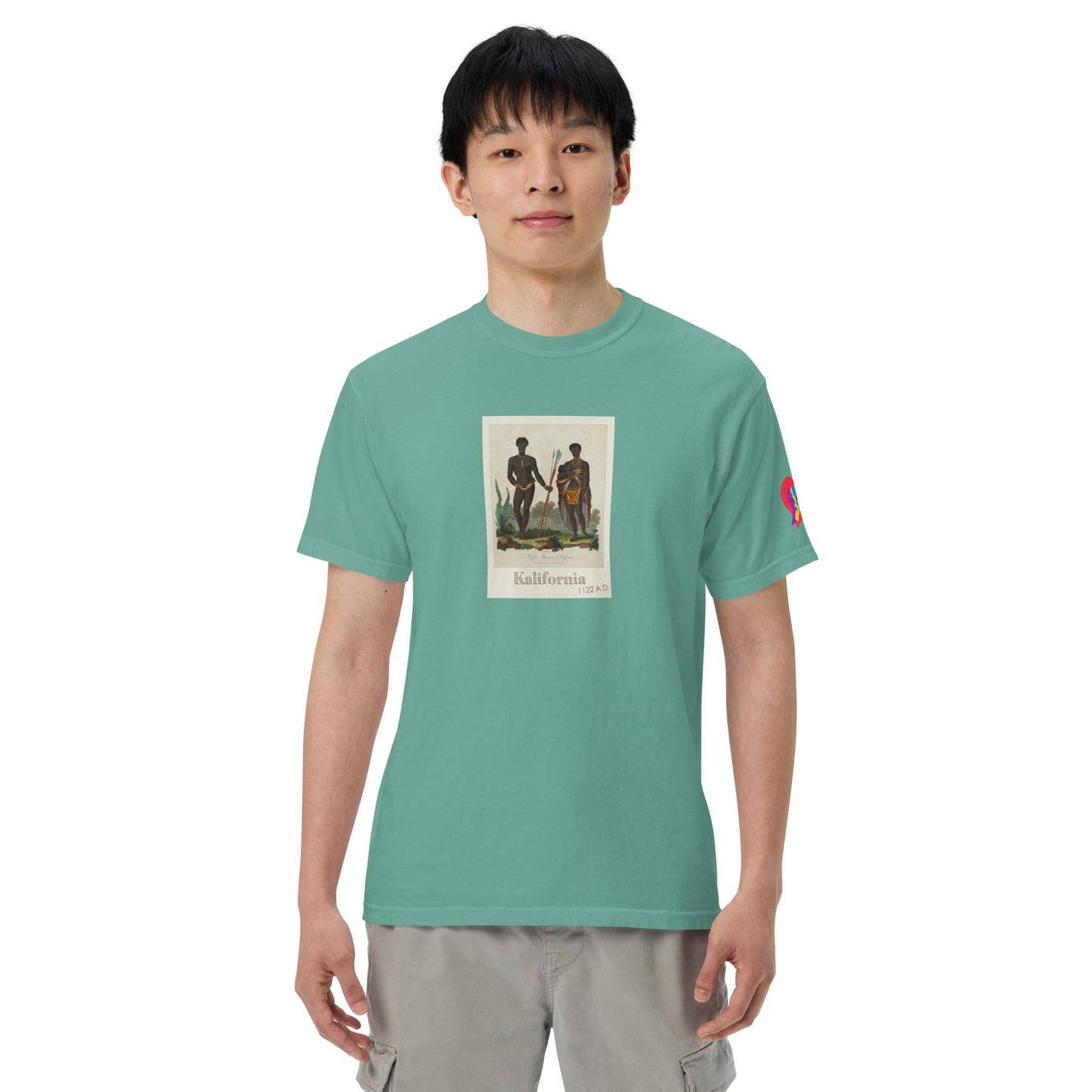 Kalifornia History of the Amaru Khans Unisex garment-dyed heavyweight t-shirt